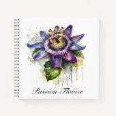 Carnet Passionné Purple Passion Fleur (Devant)