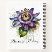Carnet Passionné Purple Passion Fleur (Dos)