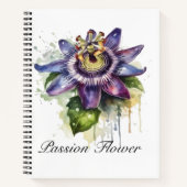 Carnet Passionné Purple Passion Fleur (Devant)