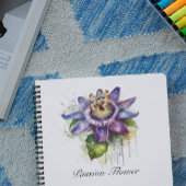 Carnet Passionné Purple Passion Fleur