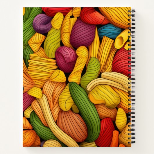 Carnet Pasta art background (Dos)