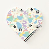 Carnet Pastel Abstract Shapes Pattern Design (Dos)