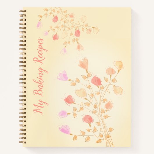 Carnet Pastel Artsy Floral (Devant)