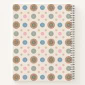 Carnet Pastel Babylonien inspiré motif floral (Dos)