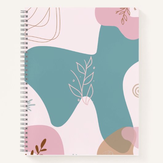 Carnet Pastel Boho Botanical Art (Devant)