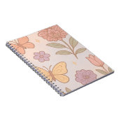 Carnet Pastel Butterfly Flower (Côté Droit)