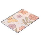 Carnet Pastel Butterfly Flower (Côté gauche)