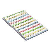 Carnet Pastel Chevron-Drop Shadow par Shirley Taylor (Côté Droit)