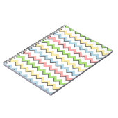 Carnet Pastel Chevron-Drop Shadow par Shirley Taylor (Côté gauche)