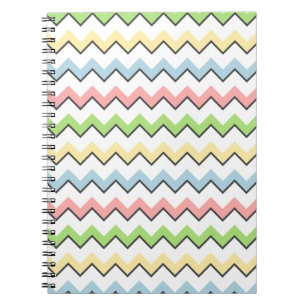 Carnet Pastel Chevron-Drop Shadow par Shirley Taylor