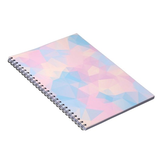 Carnet Pastel Colors Low Poly (Côté Droit)