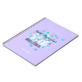 Carnet Pastel Colors V 75th Birthday Party Guest Book (Côté gauche)