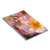 Carnet Pastel Cornelia Rose aquarelle peinture (Côté Droit)