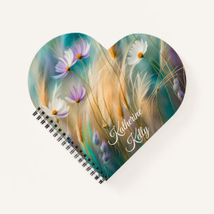 Carnet Pastel Cosmos et graminées, Whispers of Nature