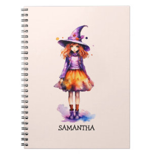 Carnet Pastel Cute Witch Girl - Halloween esthétique (2)