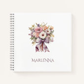 Carnet Pastel Daisy Floral Bridesmaid Proposition (Devant)