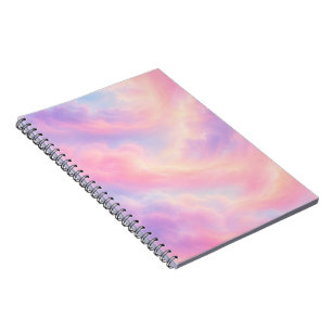Carnet Pastel de Nuages Ciel Rose Rêveur