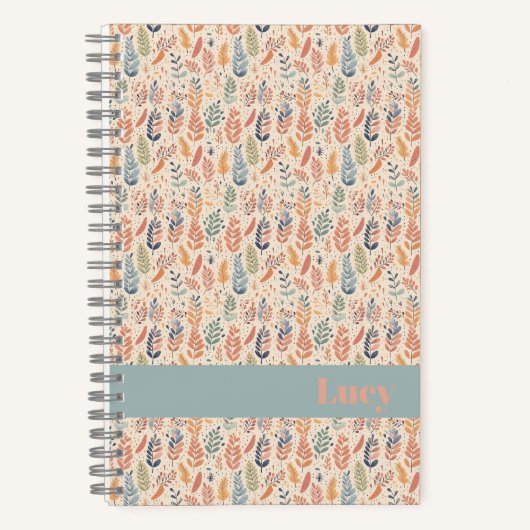 Carnet Pastel de style bohème (Recto)