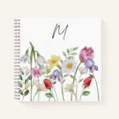 Carnet Pastel Fleurs sauvages Meadow Trendy Croquis perso (Devant)