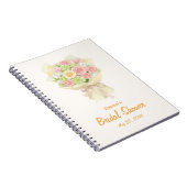 Carnet Pastel Floral Bridal Shower bouquet wedding  (Côté Droit)