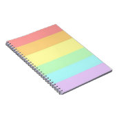 Carnet Pastel Gay LGBT Pride Mois Drapeau    (Côté Droit)