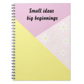 Carnet Pastel Geometric Notebook with Editable Text (Devant)
