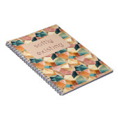Carnet Pastel Geometric Pop | Jewel Custom Notebook (Côté Droit)
