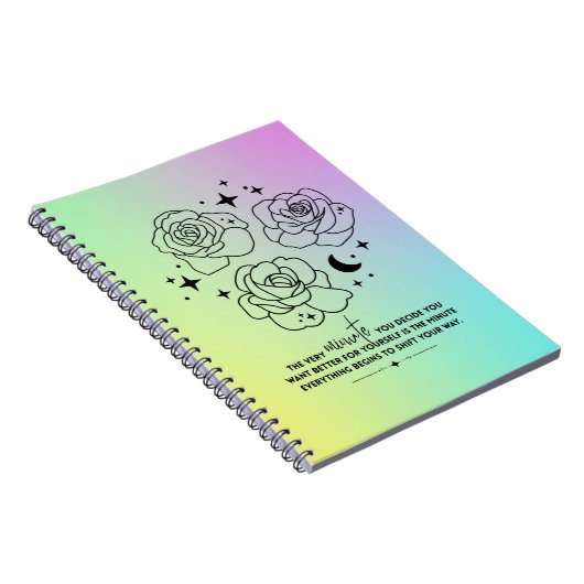 Carnet Pastel Glow Up Notebook (Côté Droit)