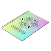 Carnet Pastel Glow Up Notebook (Côté gauche)