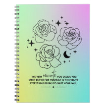 Pastel Glow Up Notebook