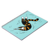 Carnet Pastel Goth Chat Skeleton (Côté gauche)