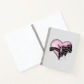 Carnet Pastel Goth Heart | Émotionnel et sans émotion (Intérieur)