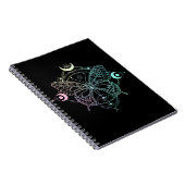 Carnet Pastel Goth Moon Gothic Wicca Crescent Butterfly (Côté Droit)