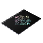 Carnet Pastel Goth Moon Gothic Wicca Crescent Butterfly (Côté gauche)