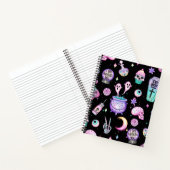 Carnet pastel goth motif foncé (Intérieur)