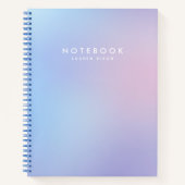Carnet Pastel Gradient (Devant)