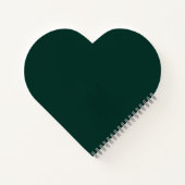 Carnet Pastel Green Heart Motivational Quote Emerald (Dos)