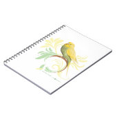 Carnet Pastel Green Parakeet (Côté gauche)