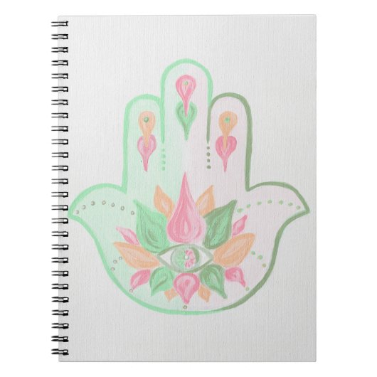 Carnet Pastel Hamsa (Devant)