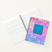 Carnet Pastel Iridescendant personnalisé (Intérieur)