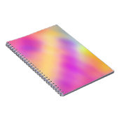 Carnet Pastel Iridescente Coloré Design dégradé (Côté Droit)