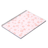 Carnet Pastel Kawaii Hearts & Stars – Cute Girly Pink (Côté gauche)