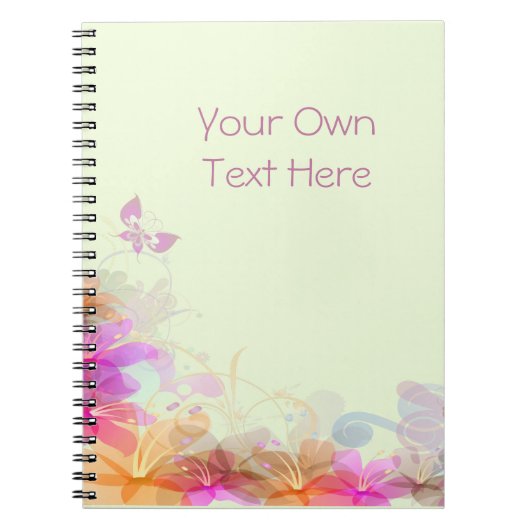 Carnet Pastel Lilies Mariage (Devant)