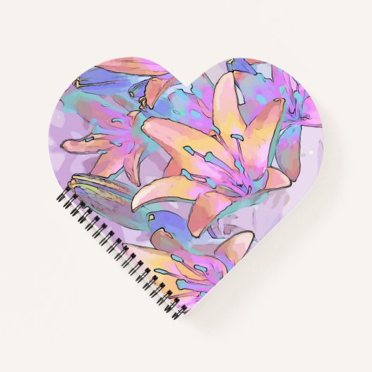 Carnet Pastel Lily Love (Devant)