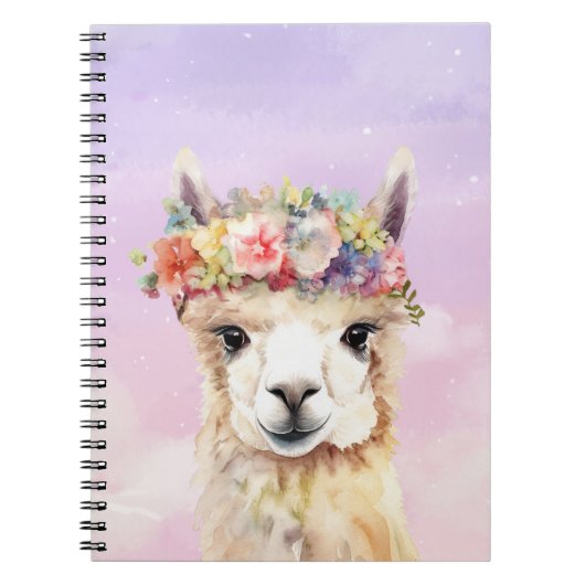 Carnet Pastel Llama (Devant)
