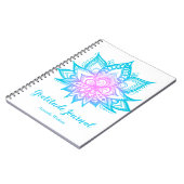 Carnet Pastel Lotus Flower Meditation Gratitude (Côté gauche)