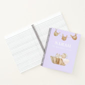Carnet Pastel Moderne Purple Cadeau Bébé Pour Maman À Êtr (Intérieur)