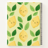 Carnet Pastel personnalisé Cute Smiling Citron Motif (Dos)