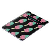 Carnet pastel pétillant - (Côté gauche)