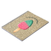 Carnet pastel pétillant - (Côté gauche)